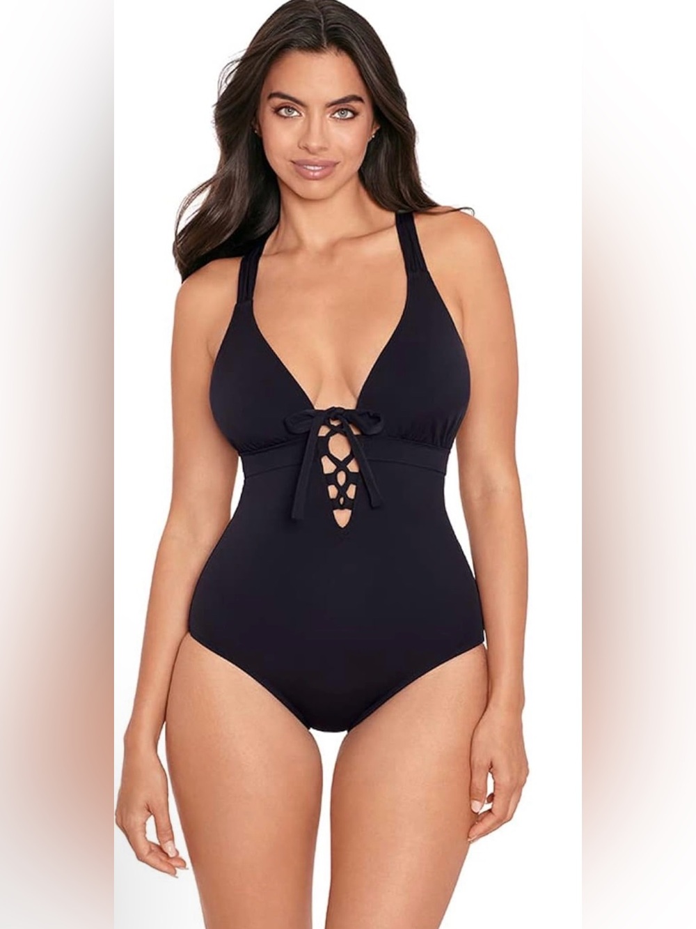 NWT Skinny Dippers Jelly Beans Peach One-Piece Swimsuit By MiracleSuit